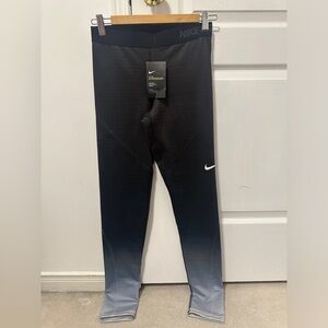 NIKE Hyperwarm Black Ombré Leggings
